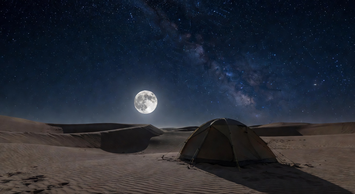 Desert camping