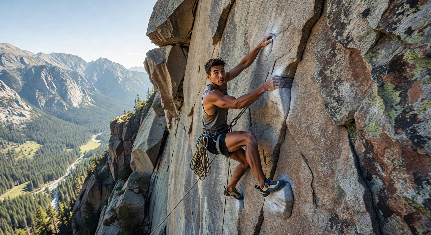 Rock climbing